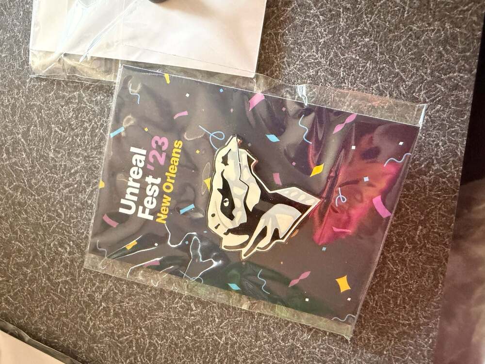 Epic Games Unreal Fest '23 New Orleans Collectible Enamel Pin